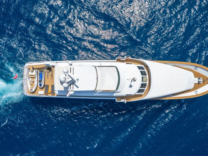 MERVE Broward Marine 40m - top aerial shot MERVE Broward Marine 40m - top aerial shot