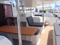 MICHELLE MA BELLE Fountaine Pajot Astrea 42 - aft deck seating and dining area MICHELLE MA BELLE Fountaine Pajot Astrea 42 - aft deck seating and dining area