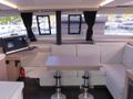MICHELLE MA BELLE Fountaine Pajot Astrea 42 - saloon seating and dining area MICHELLE MA BELLE Fountaine Pajot Astrea 42 - saloon seating and dining area