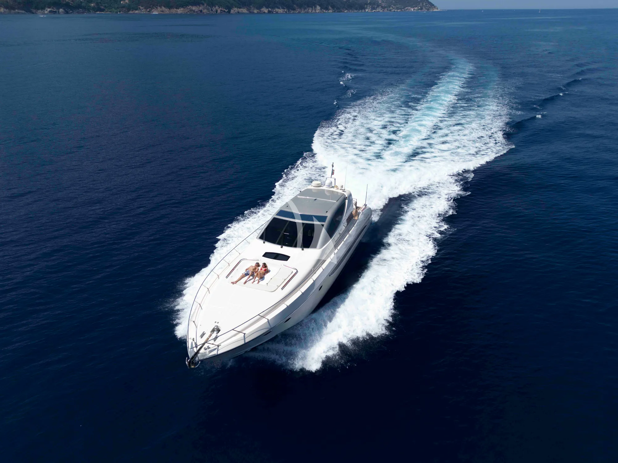 MICLA`S III Riva 72 Splendida - cruising bow view