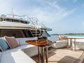 MIDNIGHT SAGA Moonen 110 Mustique - foredeck lounge MIDNIGHT SAGA Moonen 110 Mustique - foredeck lounge