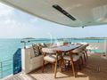 MIDNIGHT SAGA Moonen 110 Mustique - main aft deck MIDNIGHT SAGA Moonen 110 Mustique - main aft deck