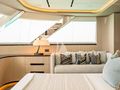 MIDNIGHT SAGA Moonen 110 Mustique - master cabin couch MIDNIGHT SAGA Moonen 110 Mustique - master cabin couch
