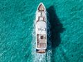 MIDNIGHT SAGA Moonen 110 Mustique - top aerial shot cruising MIDNIGHT SAGA Moonen 110 Mustique - top aerial shot cruising