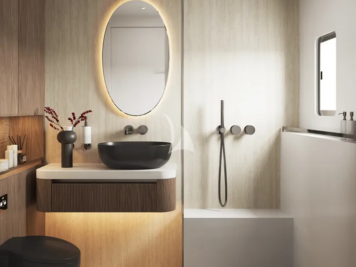 MIIA Sunreef Ultima 88 - VIP cabin 1 bathroom MIIA Sunreef Ultima 88 - VIP cabin 1 bathroom