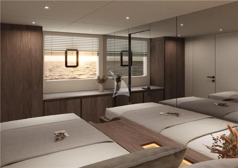 MIIA Sunreef Ultima 88 - twin cabin view