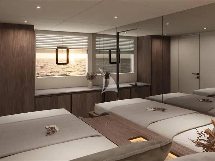 MIIA Sunreef Ultima 88 - twin cabin view MIIA Sunreef Ultima 88 - twin cabin view