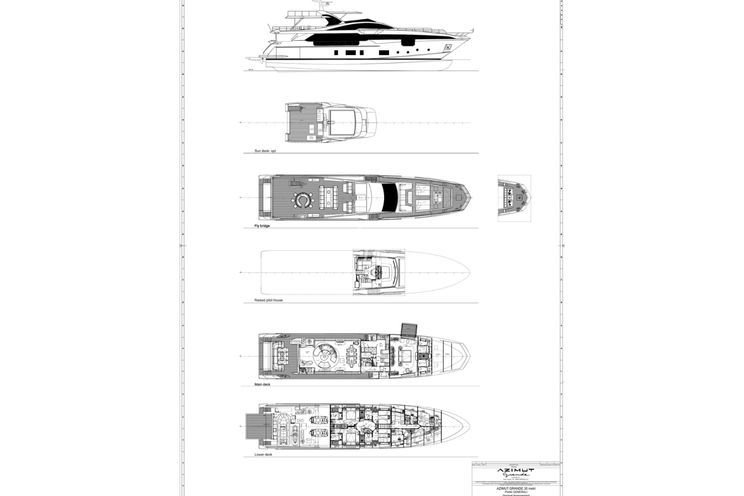 Layout for MIKOH Azimut Grande 35m - layout