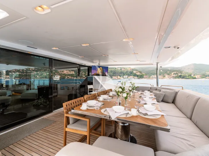 MIKOH Azimut Grande 35m - main aft deck MIKOH Azimut Grande 35m - main aft deck