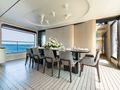 MIKOH Azimut Grande 35m - main dining area MIKOH Azimut Grande 35m - main dining area
