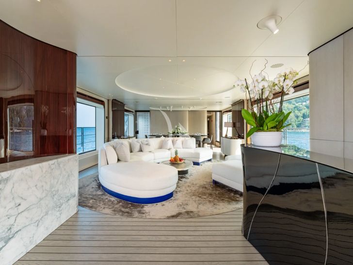 MIKOH Azimut Grande 35m - main saloon MIKOH Azimut Grande 35m - main saloon