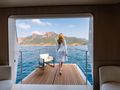 MIKOH Azimut Grande 35m - master cabin balcony MIKOH Azimut Grande 35m - master cabin balcony