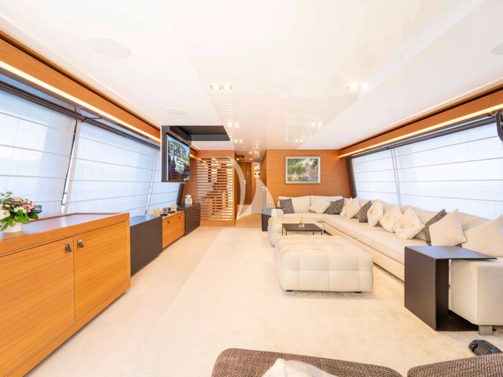 MILENA Custom Line Navetta 28 - main saloon MILENA Custom Line Navetta 28 - main saloon
