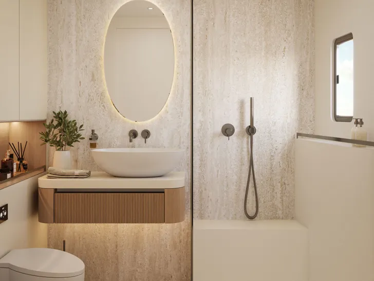 MIM OCEAN 10 Sunreef Ultima 88 - ensuite bathroom MIM OCEAN 10 Sunreef Ultima 88 - ensuite bathroom