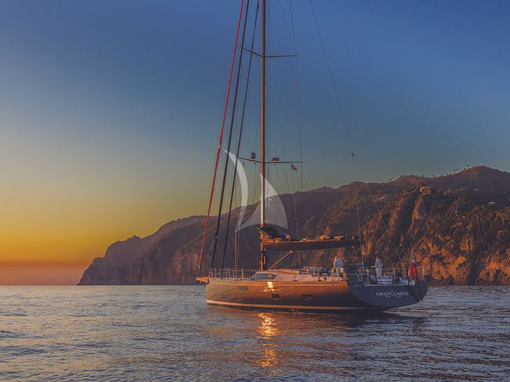 MINDFULNESS Advance Yacht A80 - anchored under the sunset MINDFULNESS Advance Yacht A80 - anchored under the sunset
