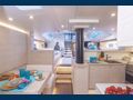 MINDFULNESS Advance Yacht A80 dining area and galley