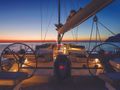MINDFULNESS Advance Yacht A80 upper deck at night