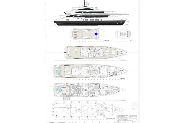 Layout for MINE GAMES Benetti B.Now 50 - layout