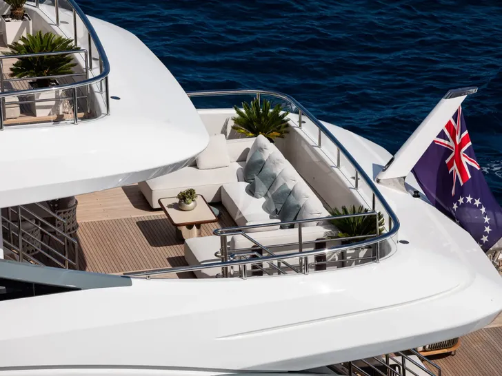 MINE GAMES Benetti B.Now 50 - sky deck aft aerial MINE GAMES Benetti B.Now 50 - sky deck aft aerial