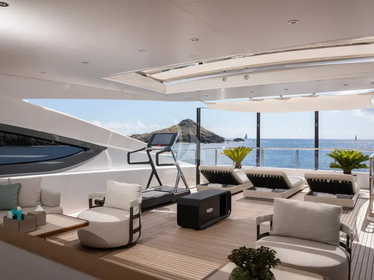 MINE GAMES Benetti B.Now 50 - sun deck aft MINE GAMES Benetti B.Now 50 - sun deck aft