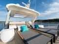 MINEIRA Azimut 72 - flybridge sun beds MINEIRA Azimut 72 - flybridge sun beds