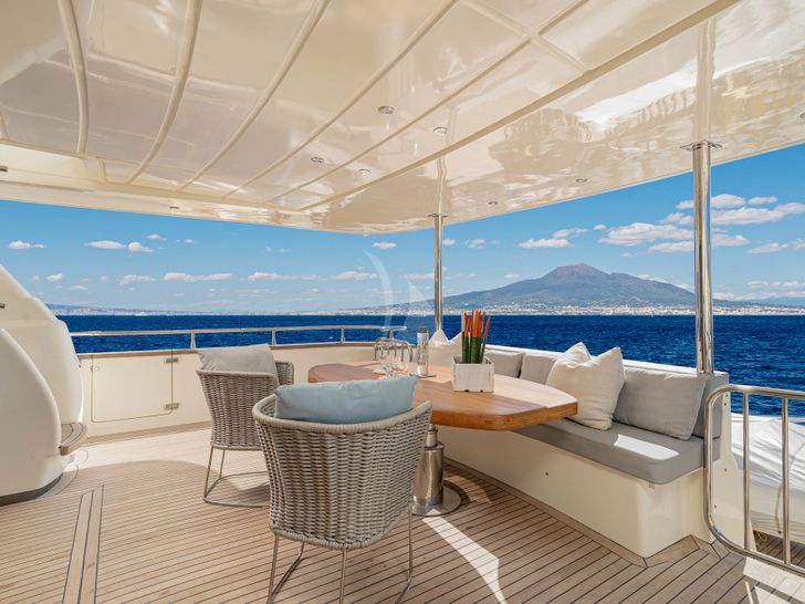 MINOU Canados 86 - aft deck MINOU Canados 86 - aft deck