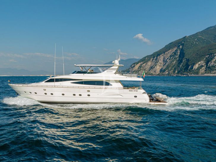 MINOU Canados 86 - cruising side profile MINOU Canados 86 - cruising side profile