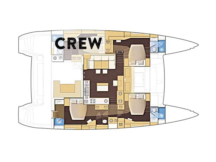 MIRA SOL Lagoon 560 - Layout MIRA SOL Lagoon 560 - Layout