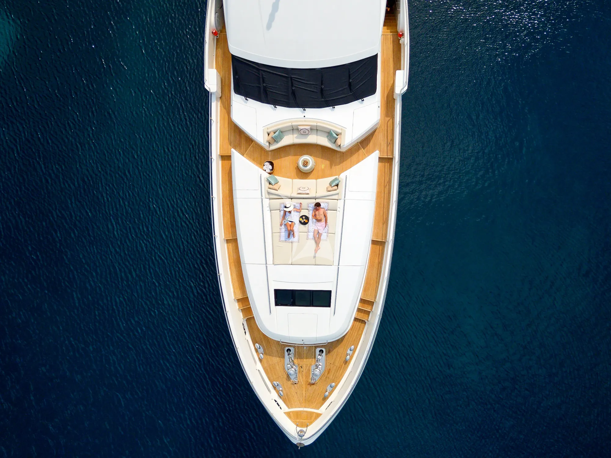 MIRAGE IV Princess 40m - top foredeck shot