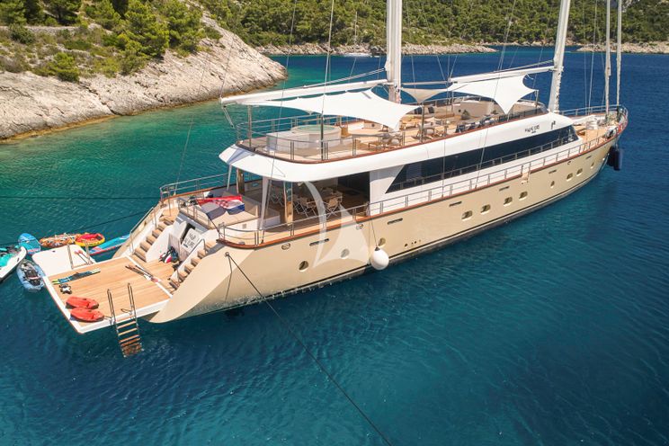 Charter Yacht MARALLURE - Custom Sailing Yacht 41m - 6 Cabins - Split - Dubrovnik - Hvar - Croatia