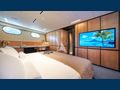 MARALLURE Custom Sailing Yacht 41m master cabin TV