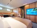MARALLURE Custom Sailing Yacht 41m - master cabin TV MARALLURE Custom Sailing Yacht 41m - master cabin TV