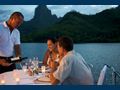 MISS KULANI Marlow Explorer Yacht Couple Romantic Alfresco Dining