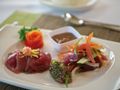 MISS KULANI Marlow Explorer Yacht Sashimi Lunch Dish