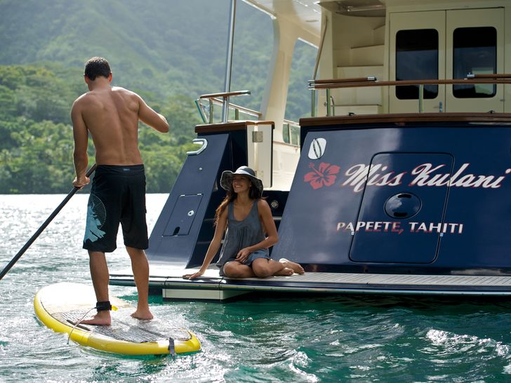 MISS KULANI Marlow Explorer Yacht Water Sports Paddleboarding MISS KULANI Marlow Explorer Yacht Water Sports Paddleboarding