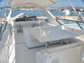 MISS CANDY Versilcraft 30m - flybridge seating and dining area MISS CANDY Versilcraft 30m - flybridge seating and dining area