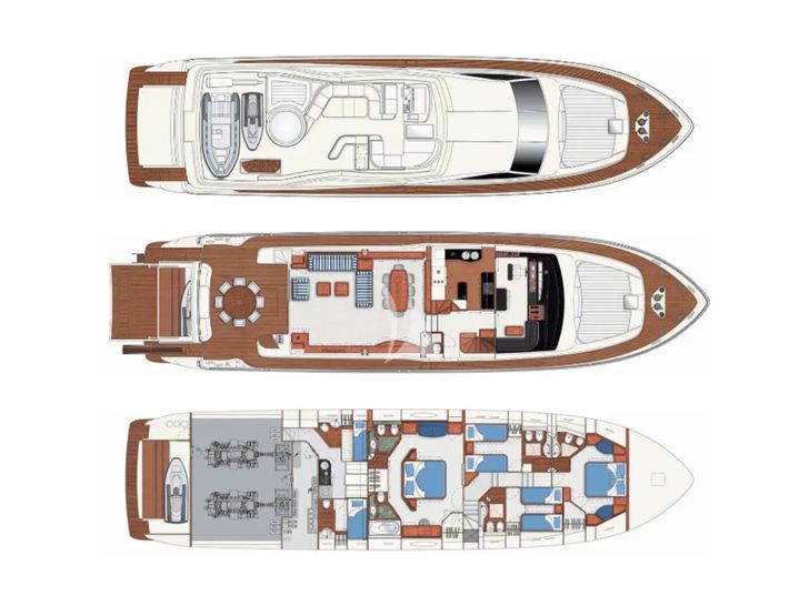 MISS KATARIINA Ferretti 880 - layout MISS KATARIINA Ferretti 880 - layout