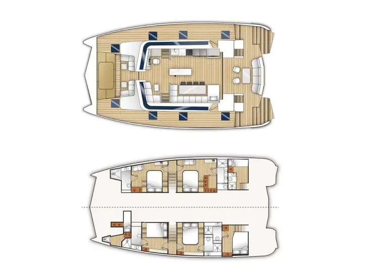 MOONLIGHT Moon Yacht 60 - layout MOONLIGHT Moon Yacht 60 - layout