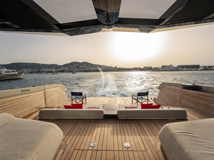 MOONRAKER Wally Wallywhy100 - aft deck MOONRAKER Wally Wallywhy100 - aft deck