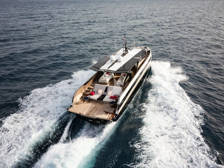 MOONRAKER Wally Wallywhy100 - cruising aft shot MOONRAKER Wally Wallywhy100 - cruising aft shot
