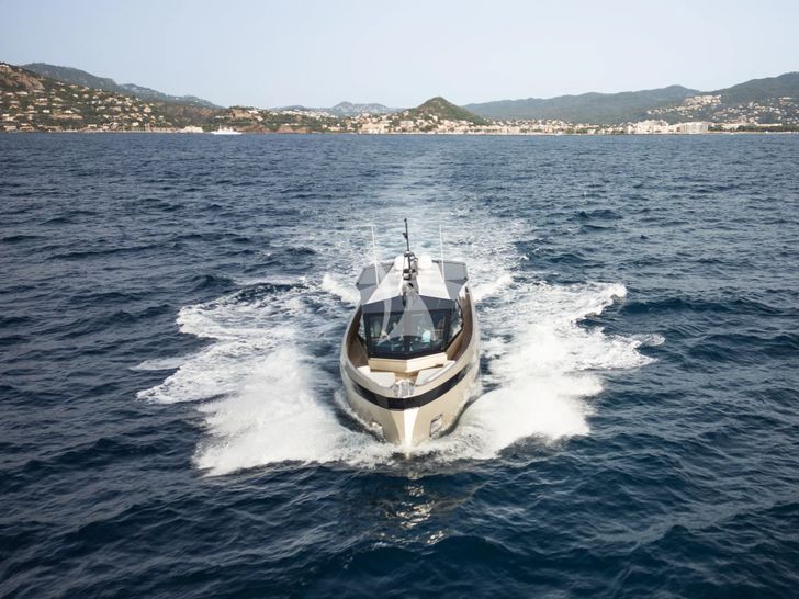 MOONRAKER Wally Wallywhy100 - cruising bow view MOONRAKER Wally Wallywhy100 - cruising bow view