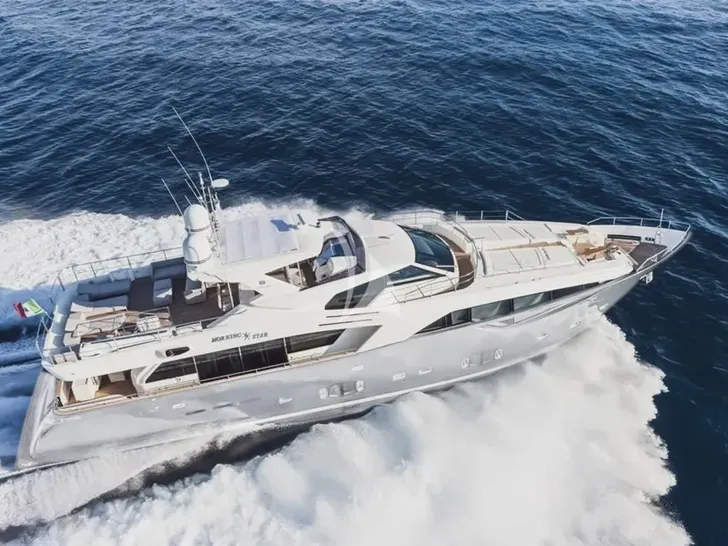MORNING STAR Ferretti Custom Line 100 - cruising MORNING STAR Ferretti Custom Line 100 - cruising