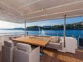 MORNING STAR Ferretti Custom Line 100 - main aft deck MORNING STAR Ferretti Custom Line 100 - main aft deck
