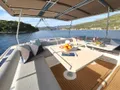 MOSE Bali 5.4 - flybridge dining lounge MOSE Bali 5.4 - flybridge dining lounge