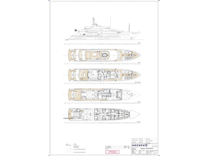 MOSKITO Heesen 55m Steel - layout MOSKITO Heesen 55m Steel - layout