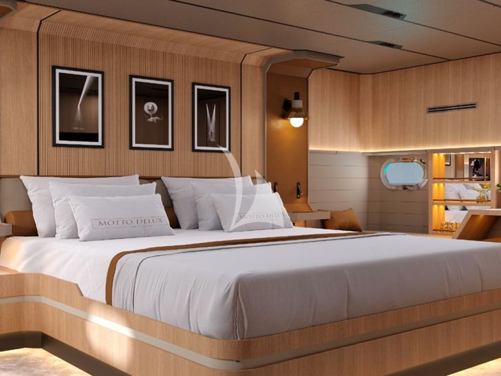 MOTTO Custom Sailing Yacht 24m master cabin