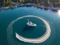 MOWANA Sunseeker 95 - anchored near an island MOWANA Sunseeker 95 - anchored near an island