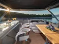 MOWANA Sunseeker 95 - flybridge dining and minibar MOWANA Sunseeker 95 - flybridge dining and minibar