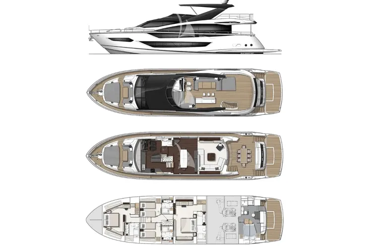 Layout for MOWANA Sunseeker 95 - layout