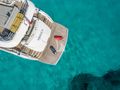 MOZZ II Sunseeker 88 Yacht aerial aft shot